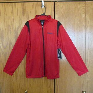 AND 1 MEN'S SIZE M JACKET RED BLACK  LONG SLEEVE ATHLETIC TRACK NEW